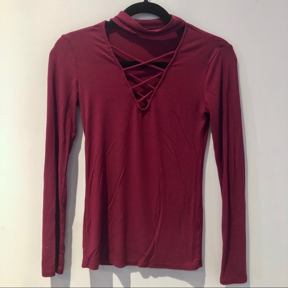Cute Choker Neck Top